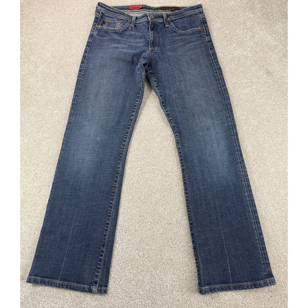AG Adriano Goldschmied Women's 30 (32x30) The Rider Bootcut Jeans USA Made